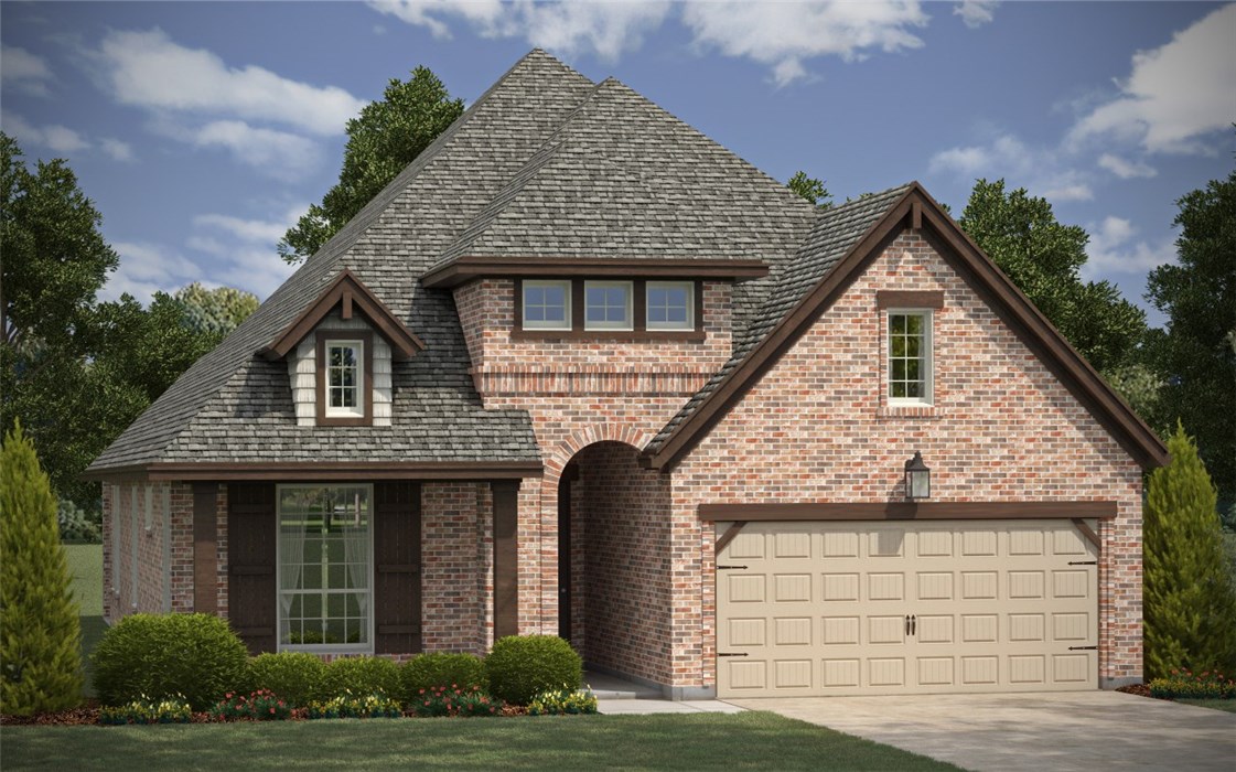 This is a Maple floor plan with an upstairs bonus and bathroom. Enjoy lots of entertaining space with this open living area and large kitchen island. Beautiful windows that let in an abundance of natural light and includes a large master suite with his and hers closets. This neighborhood has a full service POA that takes care of lawn care front and back. Come enjoy the community pool, parks and dog park in this very welcoming neighborhood.