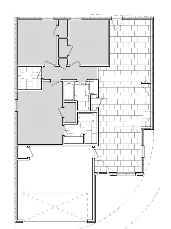 Enjoy an open living, dining and kitchen space in this brand new three bedroom, two bathroom plan series. With a spacious master suite, including a walk-in closet and a double vanity in the master bath, comfort will never be compromised. The utility room is conveniently nestled among bedrooms, making laundry less of a hassle.
