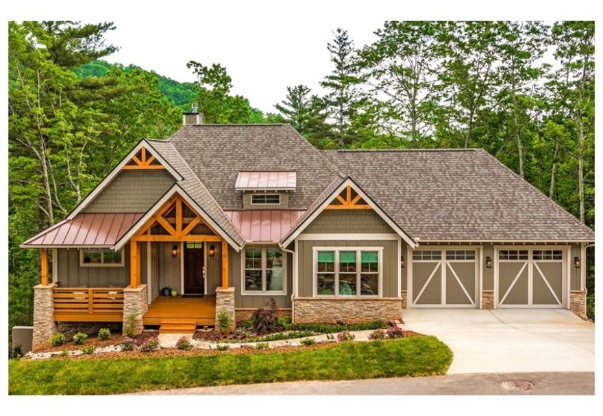 Envisioning a one of kind, custom built home in the Ozark Mountains? We have the lots, the builders and the views in a neighborhood like no other, Round Mountain Estates.  Come pick out your lot on Round Mountain and experience all underground utilities (electric, natural gas, fiber optic internet, rural water and sewer – already in place) without the hustle and bustle of city life.  *The home and floor plans pictured are only a digital representation of what could be built.  Lot 87 on Restore Ridge is pictured in the photo.