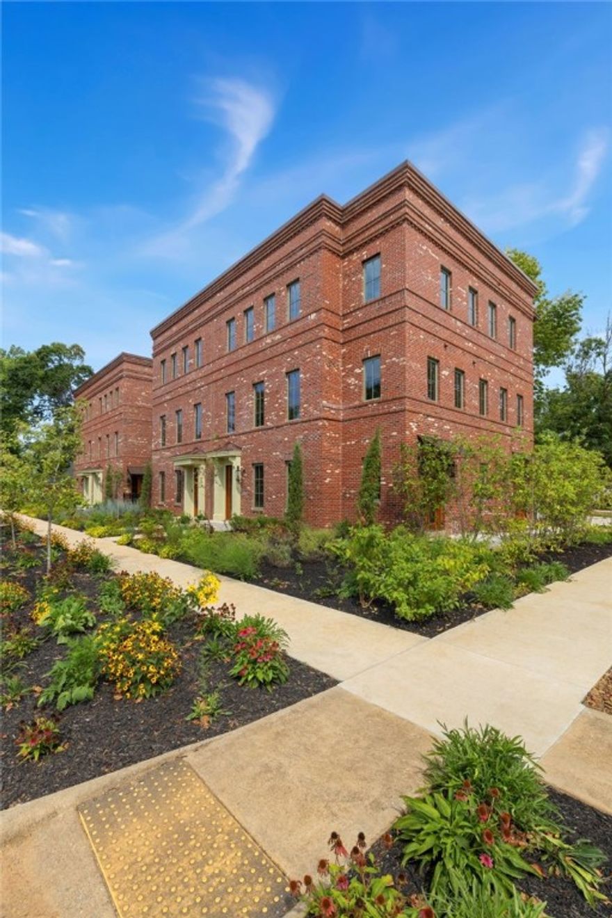 Introducing Park Springs Row! Four luxury townhomes nestled just blocks from the downtown square and lush Park Springs Park!  Premier End-Unit features 4BR, 3BA, 1 Half Bath. Ground Level Features Guest Suite or Flex Space, Full bath, and 2 car garage.  Second Level features stunning Gourmet Kitchen featuring Wine Room, Walk in Pantry, Marble Countertops, outfitted with Wolf dual fuel range, wall oven, and microwave and built-in Subzero fridge.  Large living area with fireplace, Library with built-ins, and powder bath complete the second level.   Master Suite with Spa-Like Bath, with 2 more BRS complete the top level. From the copper gutters, gas lantern, and native landscaping outside to the white oak balusters, hidden pantry/wine nook, and wallpapered powder bath inside, you’ll appreciate the thoughtful architectural details and high end finishes throughout.  This property is like no other!  Simply stunning!  More units available!