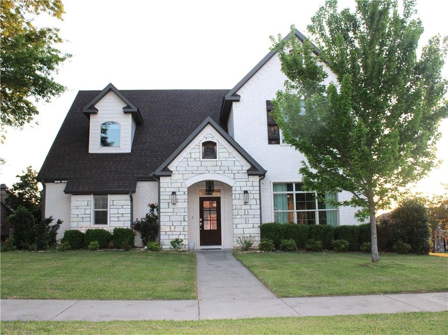 Welcome to 6031 Niagara Falls Cove a stunning home with modern updates, incredible outdoor living, and space to entertain! Enjoy fresh modern finishes, including updated chandeliers, ceiling fans, and 1,700 sq ft of new flooring upstairs. The half bath & master bath have been partially remodeled with stylish new paint, mirrors, and lighting. The spacious open-concept living areas boast 10ft ceilings, natural gas fireplace, and built-in shelving. The kitchen is an entertainer’s dream with a double oven, large island seating, butcher block, and wine fridge. The master suite offers luxury and privacy with his and hers walk-in closets, an oversized shower, and sleek modern fixtures. Upstairs has 3 large bedrooms 2 share a Jack-and-Jill bath, while the 3rd has a private full bath and walk-in closet. A bonus room is perfect for a movie room, playroom, home office. Backyard features large deck with fireplace, built-in gas barbecue, and outdoor TV perfect for year round entertaining. Move-in ready and full of modern charm!