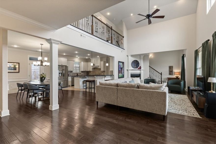 Searching for the perfect blend of comfort, convenience & outdoor adventure, look no further than this home in Grammercy Park. Situated just 8 minutes from Walmart Campus & renowned Crystal Bridges Museum, this location offers an exceptional lifestyle coveted by many. Lovers of mountain biking have the Hand Cut Hollow Mountain Biking Trail conveniently connected to the neighborhood. Plans for a direct road to Tiger Blvd begin soon. Additionally, the Slaughter Pen Mountain Biking Trailhead is minutes away. Inside you'll find inviting spaces with room to spread out. You'll enjoy cooking in the well equipped kitchen & 2 large pantries. The primary bedroom is on the main level, a luxurious bathroom & a powder room for guests. 3 beds, +bonus/bed room & storage. Back outside is a front porch with amazing views from the swing. Covered back patio with storage & fenced yard. New roof 2024, new luxury carpet in the bedrooms 2025. A 3 car garage on flat ground at the back. Refrigerator, washer, dryer & porch swing included.