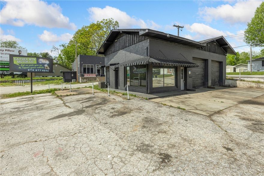 Anyone looking for Office Space, place to work on things or maybe both?  This property has a little of both along with ever so desirable Highway 7 frontage.  Two buildings in one, the first building has two bays to work on cars, equipment, tool storage and a separate office with a bathroom.  The second building offers almost 1200 sq feet of office space, showroom, break area and two bathrooms.  Was it mentioned that it has Highway 7 frontage and a billboard style monument sign that faces north and south?  Well, it has it.  Come take a look at these buildings and see the opportunity for yourself.