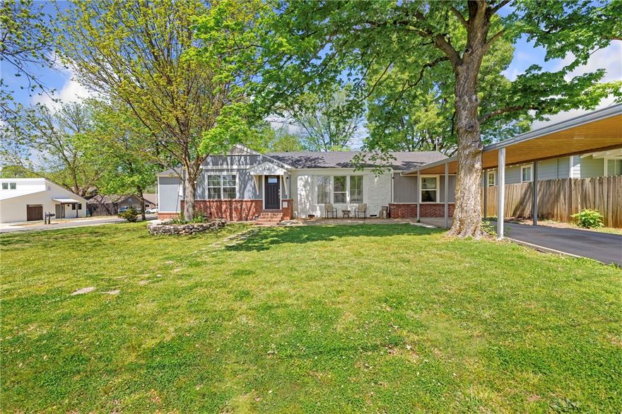 Great investment property. Unique downtown Bentonville home has been completely renovated.  This home is located on a corner lot with 4 bedrooms, 3 full baths and 2 spacious living area's. Location offers everything Bentonville Square has to offer with new electrical, new roof (2022), big back yard and new bike station. Also conveniently located next to bike trails. Home provides a very warm feel in one of the most desirable area's Northwest Arkansas has to offer.