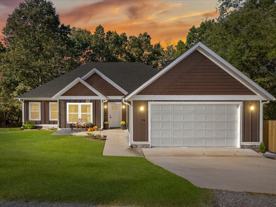 Calling all mountain bikers! This Bella Vista beauty has it all & is in a prime spot. Sitting on a sewer lot & perfectly located near Metfield Clubhouse, Blowing Springs’ Gear Garden, & the new OZ Downhill Park—you can bike straight from home to the Greenway or various MTB trails. You CAN have the best of both worlds! Versatile layout offers 4 bedrooms or 3 beds plus an office (office has a closet) w/ 2 full baths. Inside you’ll find thoughtful touches like built-in seats w/ storage in the dining nook, & surround sound in the living room. Gorgeous quartz countertops, island, stainless appliances, & a spacious walk-in pantry. The primary suite is a retreat of its own, featuring dual closets, a soaking tub, dual sinks, & stylish shiplap accents. Backyard living at its best here. Sellers leveled & sodded the backyard, added a fence, speakers on the covered patio, & new stairs/landing off the deck so you can entertain easy. Built-in cubbies in the garage to throw your gear onto. Bella Vista living at its finest!