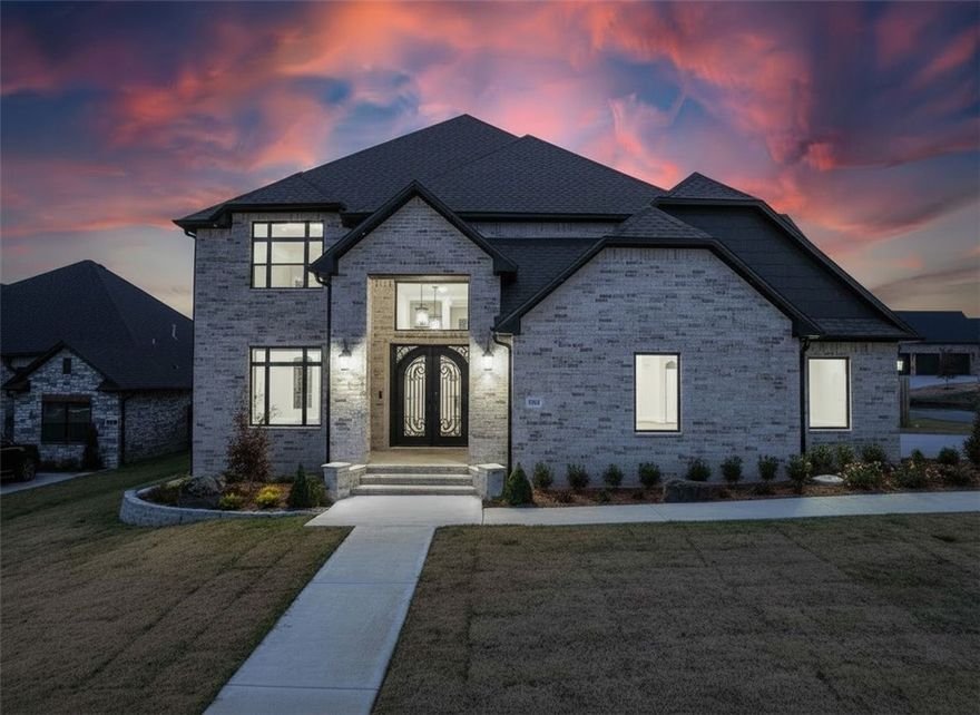 Built to impress and sitting proudly on the last corner lot in the sought after Providence Subdivision. This home has a blend of comfort and luxury that will make coming home at the end of the day feel like a dream. The living room makes a statement with 18-foot ceilings and windows that brings in all the natural light. The kitchen was planned as the heart of the home, anchored by a large island, surrounded by custom cabinetry, and finished with details that make every meal and gathering feel extra special. Not to mention you will have all the appliances you need, making the kitchen fit for a chef! Also, on the main floor sits the primary suite that was designed with a spa-like bathroom and massive walk-in closet. A secondary bedroom suite awaits on the main floor as well as an office, powder room, mud room, and laundry room. Upstairs, three additional bedrooms create flexibility for family, guests, or even a movie room! Come check out this amazing home that will not disappoint!