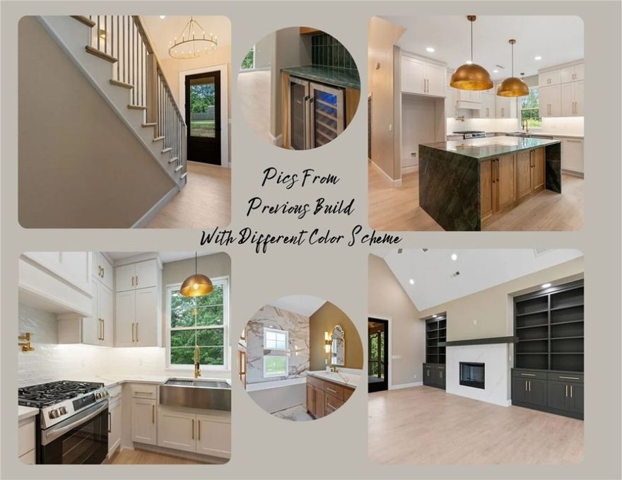 Live your best Bella Vista Life with Golf, Loch Lomond and Tunnel Vision Trails within minutes of this New Construction Home!! Filled with stunning upgraded features: High-end Quartz counters throughout, white oak cabinets on Kitchen Island and in Primary Bath, Built-In Beverage Center with undercounter wine/bev fridge, and a gorgeous, covered deck with integrated heaters to keep you warm in those chilly Winter months! This home features 3 Bedrooms, 2.5 baths plus an office, abundant storage and customs built-ins, and a spacious 3-car garage. Pictures are of same floor plan with similar finishes.