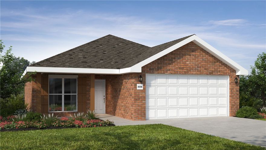 This hybrid plan offers the luxury of a brick exterior, with the affordability
of cottage finishes inside. Gather around the spacious kitchen island with
friends and family, and enjoy the privacy of a secluded primary suite with
a sizable walk-in closet. This 3 bedroom, 2 bathroom plan with modern
finishes is the definition of affordable luxury.

*Taxes subject to change based on new construction.*