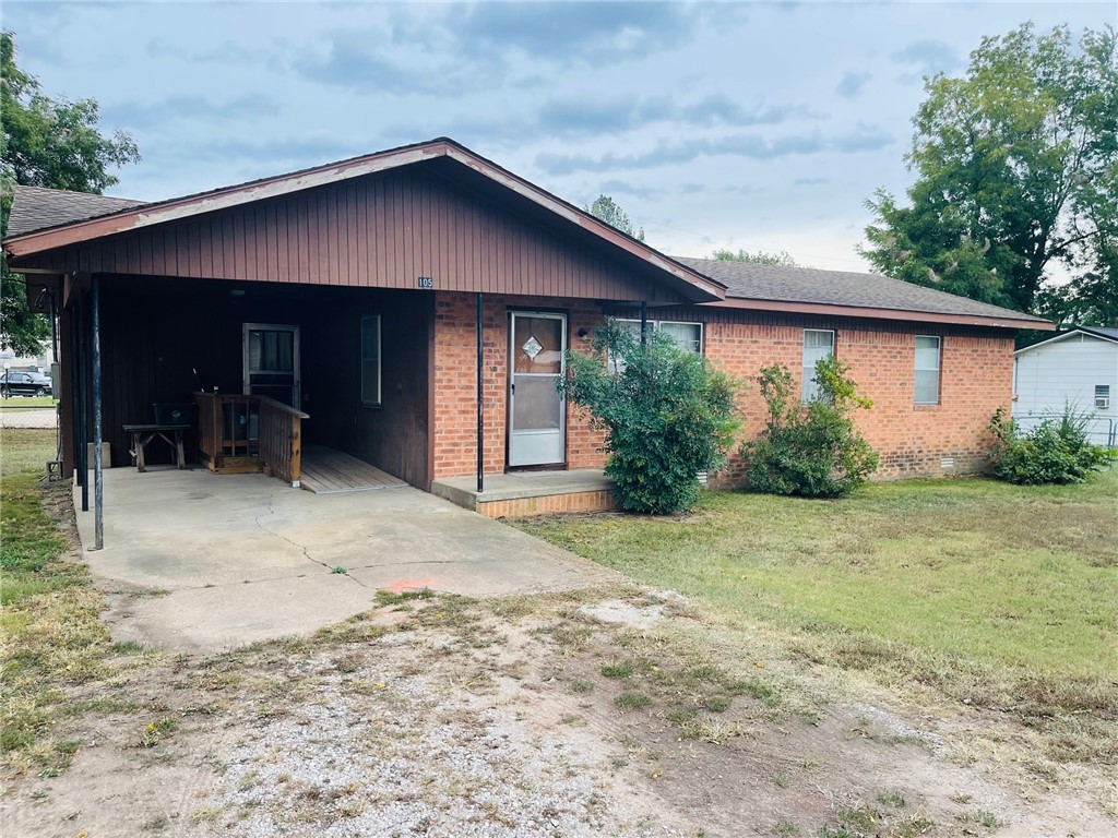 Nice 3BR, 1BA brick home with a 1 car carport and chain link fenced back yard. Home has storage shed and dog pen in back yard, this home would be a great first home or investment property. Comes with stove, dishwasher, refrigerator, washer, and dryer. Has central HVAC, nice roof and newer water heater. home needs new flooring but little else, this is an estate and will be selling AS-IS.