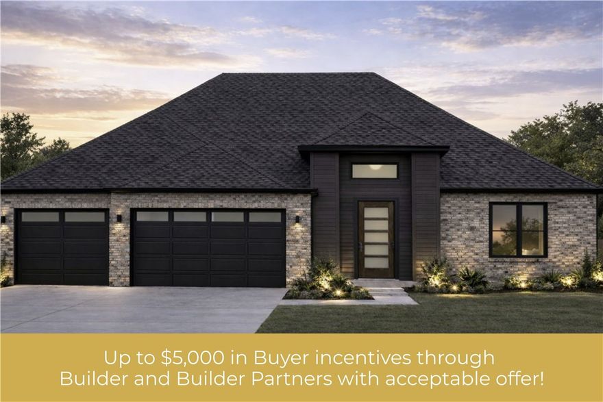 Experience exceptional craftsmanship and everyday comfort in this beautifully designed home. Featuring a bright, open layout filled with natural light, the space is enhanced by elevated finishes and thoughtful details throughout. From the moment you step inside, you’ll notice the quality construction and intentional design that set this home apart. Ideally positioned with convenient access to the new 612 bypass connector, commuting throughout Northwest Arkansas is seamless, while still being just minutes from major employers, shopping, dining, and entertainment. A perfect blend of style, functionality, and strategic location.