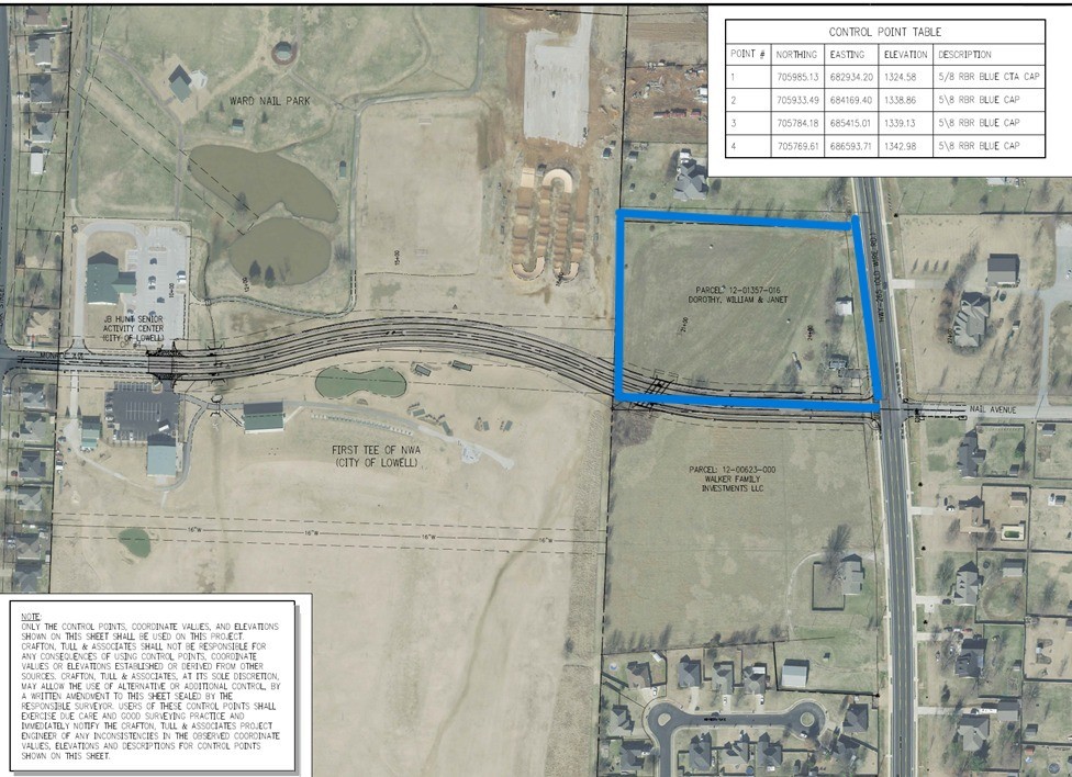 Opportunity to purchase +/- 4.7 acres zoned C-2 Thoroughfare with +/- 407' of Old Wire Road/Highway 265 frontage. West side of property is adjacent to Ward Nail Park; South side of this property is scheduled to have the Monroe Avenue extension, thereby connecting Monroe to Highway 265 at Nail Avenue, and Highway 265 to Monroe which routes all the way west to I49. Also, likely the first Lowell stoplight location on 265. Existing barn and concrete pads on site. Please see interactive map link and listings attachments for further details on zoning and the Monroe Avenue extension plans.