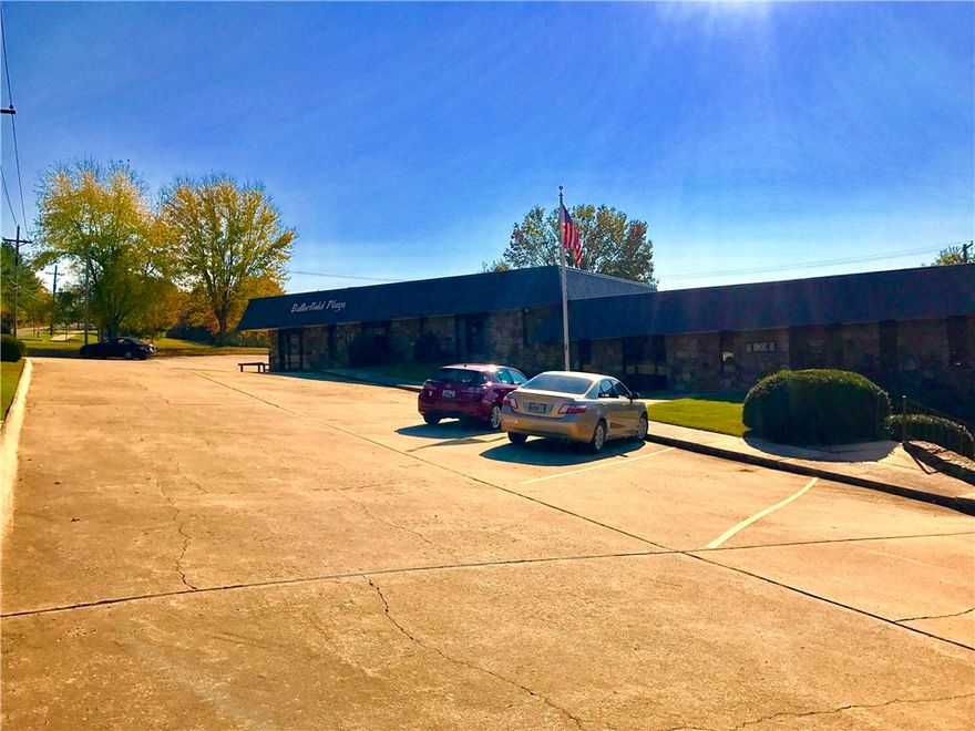 Located in the heart of Fayetteville this well established multi tenant office building is available for sale for the first time! The family that built this office building has enjoyed a healthy and steady income stream for many years while keeping the property well maintained.  Located on 1.6 acres the 9800 SF Butterfield Plaza can be shown by appointment only. Financial information will be shared with qualified buyers. Contact Agent.