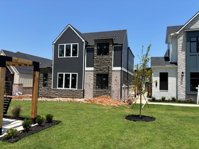 Nestled in the desirable pocket neighborhood of Harmony within the Aurora Community, you'll discover The Westyn - a stunning 4 bedroom 3.5 bath garden home spanning across 3200sqft built by the 2024 Parade of Homes Gold Medal winner. Generous windows flood the home with natural light, showcasing high quality, designer finishes such as solid surface countertops and GE Cafe appliance, along with an impressive list of upgrades, including floor-to-ceiling shower tile, a tankless water heater, Ecobee thermostat, and more. Experience seamless indoor/outdoor living with a private patio and designated outdoor dining area, artificial grass, and gas grill connection. Community amenities include 2 pools, sports court, playground, dog park, and open-air clubhouse. As a 'Lock & Leave' community with private gated entry, Harmony ensures peace of mind for residents who value both security and convenience.