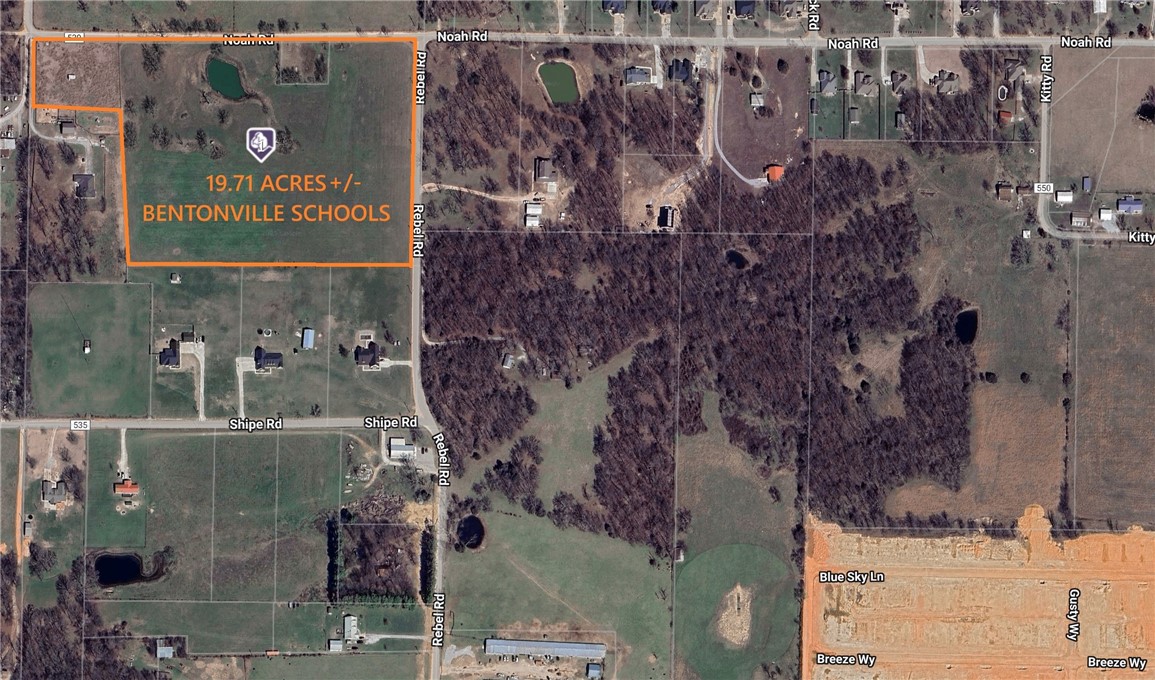 Welcome To Your Next Opportunity! Nearly 20 Acres Of Prime Land Tucked In Benton County Just West Of Centerton And Zoned For The Highly Sought-After Bentonville School District. This Corner Tract At Noah And Rebel Road Is Loaded With Potential—Whether You Dream Of A Private Estate Oasis Or Dividing Into Multiple High-End Parcels, This Land Is Ready To Deliver. With Centerton Water And Carroll Electric Already At The Property, Development Is Streamlined And Possibilities Are Endless. Location Is Absolutely Unbeatable—Quiet Country Setting Yet Minutes From All The Action In Centerton, Bentonville, And Surrounding Nwa Hotspots. Perfect For Luxury Estate Lots, Family Compounds, Or Savvy Investors Looking For Land In One Of The Fastest-Growing Areas In Arkansas.