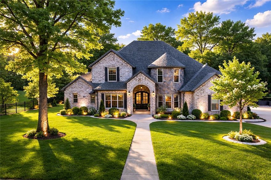 Fall in love w/this exquisite custom built estate home in highly coveted Versailles neighborhood! Meticulously designed home opens w/ grand entry overlooking elegant formal dining & living anchored by soaring fireplace. Step out to brand-new deck w/ views over 1 acre. Large chef’s kitchen features gas cooktop, dbl oven, walk in pantry, professional size fridge. Adjacent dining, family room w/ windows galore & 2nd fireplace, perfect for cozy evenings/entertaining. True retreat main level owner’s suite w/new carpet, spa inspired bath, vast walk-in closet. Versatile main floor flex room, private exterior & bath access-perfect for a home office or gym. Stunning staircase to 2nd level! 4 large bedrooms, one w/ “castle feel” for special space!! 2 full baths up. Large lower level for movie/game nights, w/mini fridge/snack area, bed & full bath, large closet, storage room. Step out to private oasis w/covered/uncovered patio, gas fireplace, hot tub. 3 car oversized garage. Truly a special home waiting for new memories!