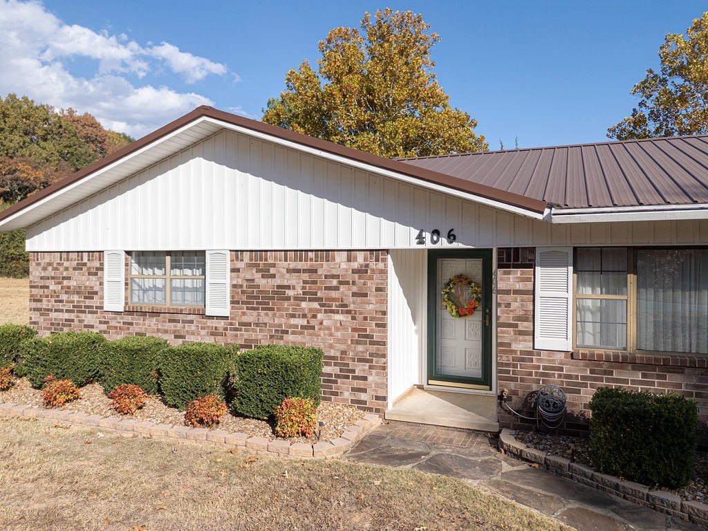 Welcome Home to your gorgeous 3 bed 2 bath brick home in a peaceful quiet neighborhood, on just shy of 1 acre lot. Brand new metal roof fully replaced in 2018. Brand new HVAC 2017. Beautiful Gazebo outside for outdoor gatherings. 2 separate living rooms for all your family, friend, and holiday festivities. Outbuilding is 14x16 plenty of storage space and electric. This home is so cozy and peaceful schedule your private tour today. Only 2 mins from the HWY convenient access and close to amenities, shopping dining, and schools.