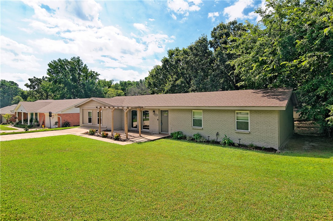 Welcome to this spacious & character-filled 4-bedrm, 2-bathrm home offering 2,112 sq. ft. of living space on over a quarter-acre lot. Built in 1969, this property blends timeless charm w/modern updates—perfect for comfortable everyday living & effortless entertaining.
Freshly painted exterior enhances front yard w/cozy arbor & patio. Inside, you’ll find some original wood floors, upgraded light fixtures, & tile in all wet areas. Kitchen features stainless steel appliances—including a refrig—a pass-through window, & an eat-in dining area.
Enjoy the charm of classic 1960s built-in cabinetry throughout, plus a lg laundry/butler’s pantry & a cozy carpeted rm w/built-in desk—ideal for a home office. The living rm is bathed in natural light from lg, arched picture windows that frame the front yard.
Fully fenced backyard complete w/sun patio, lg canopy w/hot tub, & ample room to garden, play, or entertain.
Improvements: Roof 2020, HVAC appx 2021, hot water heater 2022, windows 2010, stove 2022, dishwasher 2024.