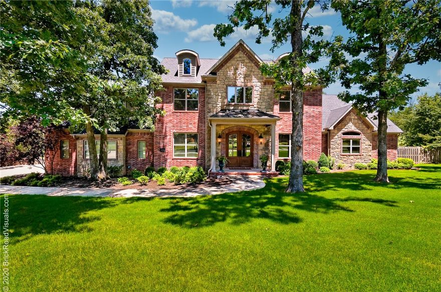 This home is For Sale By Owner.  Beautiful home in East Fayetteville (4 bedrooms, 3.5 baths, 3 Car) sits on approx 1 acre in a rare rural setting, yet only 5 min to schools, dining & shopping. Indoor & outdoor entertainment amenities, it is a great property for those that love to entertain for holidays, kids or friends. Expansive patio and pool where you can relax or play in the large shallow end.  Enjoy Family Movie Nights or the big game in the theater with a 10 foot wide screen that brings movies and games to life. Open living & kitchen with a large island & lots of storage. Standing anywhere in the kitchen, living room, game room or master bedroom provides awesome views of the pool, flower beds and backyard treelined privacy. The master looks out upon the pool & master bath with jacuzzi tub and large soaker shower with never ending hot water. Office offers filtered sun through the trees, with built in cabinets & desk along with a hidden door closet. Call or text the owner today to schedule a showing.