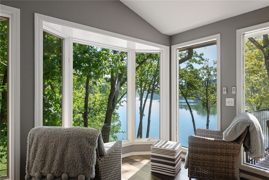 Perfectly positioned on the serene shores of Lake Avalon with some of the most breathtaking 180+ degree views on the entire lake. Within a short roll or stroll you have quick access to world class MTB trails and sought after Lake Avalon beach. Remodeled in 2018, this home truly is a showcase of lakeside living with a low slope from the low maintenance deck all the way down to the private boat dock. With its three bedrooms, three bathrooms, home office, and a custom-designed primary suite, this property also boasts not only unparalleled lake access and views but a meticulously crafted interior. The kitchen is complete with top-of-the-line stainless steel appliances, granite countertops, custom cabinetry, and a spacious island with seating. Cooking and entertaining have never been more enjoyable. This one, my friend, is truly a dream for those seeking the full depth of waterfront living.