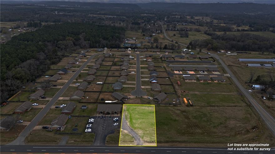 .48 Acres of Prime Commercial Land — A Rare Pottsville Opportunity!

Positioned on Hwy 247 one of the busiest highways in Pope County, this high-visibility .48-acre tract offers outstanding potential for your next business, office, or investment project. Located directly adjacent to Premier Family Medical and within the desirable Pottsville School District, the location is second to none.



You’re only 9.5 minutes from Russellville and just 2 miles from Galla Creek Country Club, placing you right in the path of growth with steady traffic and excellent access. Whether you’re looking to build, expand, or invest, this is the ideal spot to capitalize on the booming area.

Schedule your showing today!