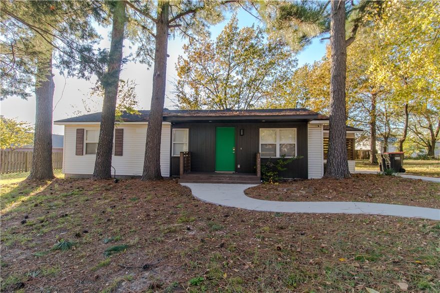 Modern 3-bedroom, 1-bath home in the heart of North Springdale featuring stylish updates and move-in-ready comfort! This beautifully updated home offers granite countertops, stainless steel appliances, and a bright open-concept layout perfect for relaxing or entertaining. Enjoy breathtaking sunset views from the spacious backyard or unwind under the covered patio surrounded by mature shade trees. Conveniently located near shopping, dining, parks, and schools, this home combines charm, comfort, and convenience in one inviting package. Fully furnished option available for $2,000/month, see MLS 1345577