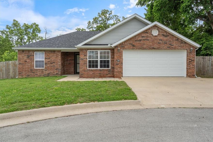 Welcome home to this well-maintained, one-owner 3 bedroom, 2 bathroom home tucked at the end of a quiet cul-de-sac, offering extra privacy and minimal traffic. Inside, you’ll appreciate the efficient layout that makes the most of its cozy footprint. Enjoy the screened-in back porch and fantastic covered deck overlooking the fenced yard with afternoon shade—ideal for relaxing or entertaining. A storm shelter adds peace of mind, while the workshop/storage buildings out back provide excellent space for projects, tools, and outdoor gear. The roof was recently replaced, and with this darling home's  efficient size, attractive price point, washer, dryer, and refrigerator all conveying, value, function, and comfort are delivered in one ideal package. Don't let this one get away!