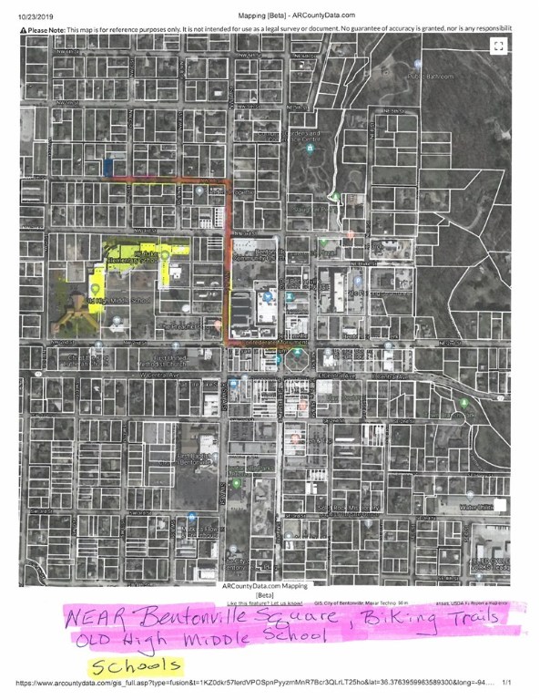 Lot Only Value! Bentonville Square easy walk to enjoy all there is to offer in Downtown Bentonville!!!Great location for your new build home!New homes being built in this area!You will be right in the middle of Bentonville.There is so much to offer!Bentonville=World Class Museum,Historical Sights,dining,entertainment,coffee shops,Unique shopping &upscale stores,Highest rated Schools!
Children's hospital close by city. House is given no value. Selling for lot only value. No Interior Showings! Sold as is! Also in MLS #1136581