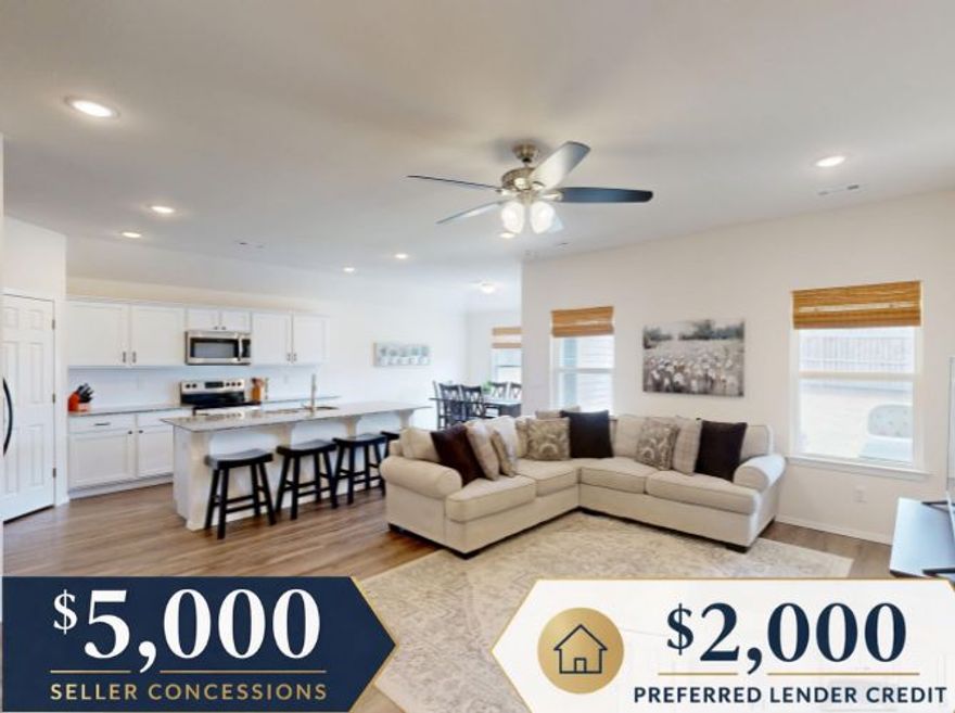 Welcome to this beautiful, bright, and airy home featuring 3 beds, 2 baths, a split floor plan, with open living spaces located in west Fayetteville in Crystal Springs Subdivision. This home offers durable and neutral LVP flooring throughout the house with tile in the bathrooms, granite countertops in the kitchen and bathrooms, 9-foot ceilings in the common living spaces, a spacious open floor plan centered around island seating, and a designated dining area. Relax in the primary suite with a beautiful, custom-built electric fireplace, a large shower, and an oversized walk-in closet for all your storage needs. A covered patio and fully fenced back yard are perfect for playing, gathering, or a pet’s private oasis! Close to hiking and biking trails, walking distance to Underwood Park (opening this summer!), shopping, schools, the U of A, and minutes from I-49. You don’t want to miss this lovely, one-owner, well-maintained home! 
Solar panels owned and convey with the home. Enjoy cost-savings on your electric bills!