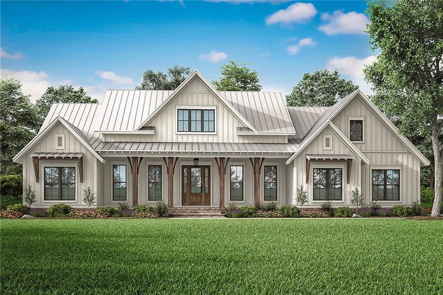 Just minutes from the new Shaw Family Park sits this beautiful Modern Farmhouse with a classic feel, open floor plan, decorative detail on 1 acre located just off of County Line Road.  Home features 3,200 sq ft, 4 bedrooms, 3.5 baths with an office.  The kitchen, dining and living room are all open with cathedral ceilings, prefect for entertaining!