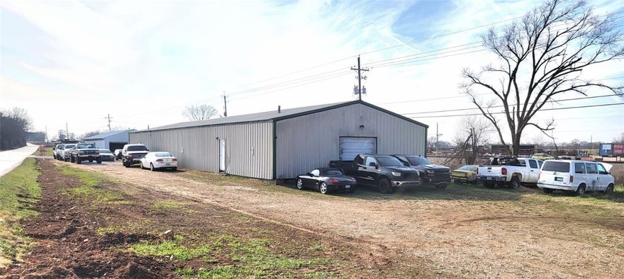 Great Location for small business in NW AR. If you are looking  for a place for a Graphic Design business, retail backyard entertainment,(spas,hot tub,etc) building warehouse, lots of possibilities. Main building is 48x110, insulated, newer AC unit. Was originally Benton County Auction building is currently leased on a 6 month agreement as a custom build auto business.  NONE of the current business equipment will remain. building #2: currently no plumbing or electricity, per seller plumbing was frozen & will need extensive repairs, building #2 also needs a new roof. This property will be sold AS IS, NO Seller Property Disclosure Statements, Public water & Sewer.  All showing appointments only scheduled with proof of funds to purchase. Current tenant/business owner & employees will be present, and Listing Broker will be present during showing appointments.