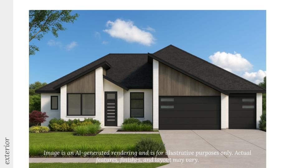 This stunning one-story new construction offers a seamless layout with 4 spacious bedrooms, 3 full bathrooms, and a versatile bonus/flex space—perfect for a playroom or second living area. The front bedroom features a custom accent wall, making it an ideal office space, while the living room boasts a second accent wall framing the fireplace for a striking focal point.
Step into the kitchen equipped with high-end appliances and custom cabinets! Through your back door, you will find the covered back patio space. Enjoy entertaining your family and friends with a built-in grill, pullout trash, and mini fridge. Located in the sought-after Heartbeat phase of Aurora, this home offers elevated design, thoughtful details, and everyday convenience—all in one of the area’s most vibrant new communities. Choose your finishes and make this house feel like home!