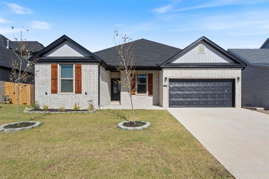 Welcome to your family home in Walnut Grove Estates. This upcoming Bentonville subdivision is located just minutes from Vaughn Elementary, the airport, groceries, gas, & more. This gorgeous home includes so many upgrades. Granite countertops, custom built cabinets, large kitchen island, eat-in kitchen, & so much more. The master is a true retreat with a soaker tub, custom tile shower with bench, & oversized walk-in closet. Fence & gutters included in purchase price. Neighborhood pool & other POA amenities coming soon. You don't want to miss out on this one, because it won't last long.