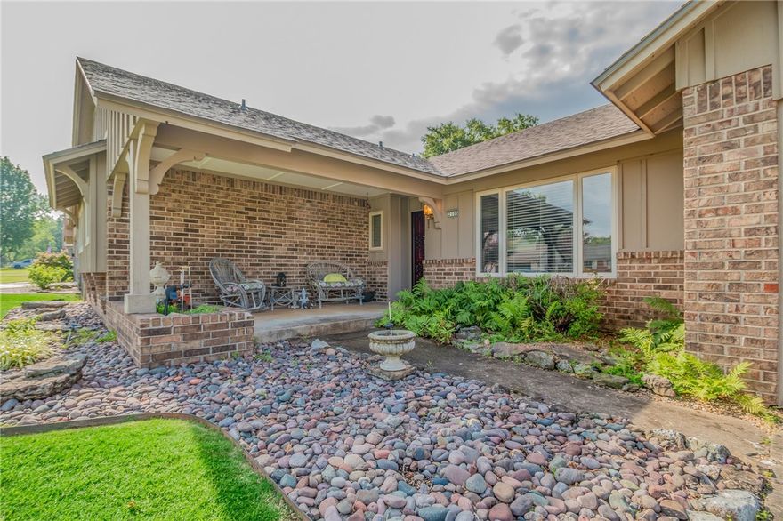 Charming 3 bdrm, 2 bath home featuring and open-concept layout that seamlessly connects the living, dining, and kitchen areas - perfect for both relaxing and entertaining.  Crown molding and updates add  touch of elegance throughout the main living spaces, while large windows and french doors fill the home with natural light.  Step outside to a beautifully manicured backyard oasis, complete with a spacious patio ideal for outdoor dining, relaxing, or hosting gatherings.  A detached storage unit, seasonal water taps, and almost a third of an acre add to the amenities of this outstanding property.  This property is nestled in a friendly and well-established neighborhood.  Conveniently located just minutes from top-rated schools, local parks, and a variety of dining and shopping options.  New roof July 2025.  Safe and welcoming - it's truly a wonderful place to love.  Seller is allowing an $8,000 flooring allowance.