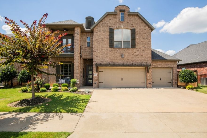Enjoy maintenance-free living at The Parks at Brighton! This immaculate home features quartz countertops, a large pantry, and a spacious island—perfect for entertaining. Thoughtfully designed with smart-home features, no carpet, and no neighbors behind! Relax on the covered patio with motorized screens for privacy and shade. Other highlights include a main-level office, open living area, and an upstairs bonus room with a private balcony.