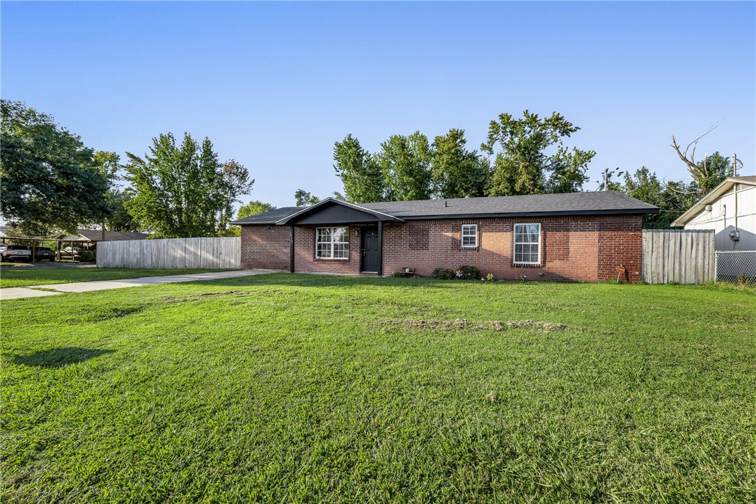 Welcome Home!
This beautifully maintained 3-bedroom, 2-bath home sits on a spacious .30-acre corner lot and offers the perfect blend of comfort and convenience. Inside, you’ll enjoy an open 1,694 sq. ft. layout with plenty of space to relax, entertain, or customize to your style.
The spacious kitchen makes meal prep a joy, while the fully fenced yard creates a private retreat for outdoor gatherings or quiet evenings. A smart security system with cameras is included, giving you both peace of mind and modern convenience.
Location is a standout! Just steps from Northwest Park and local schools, and only 2 miles from vibrant Downtown Rogers, you’ll have quick access to shops, dining, and community events—all while enjoying the tranquility of your own corner lot.
Don’t miss your chance to make this charming property your new home sweet home!
Professional photos coming soon!