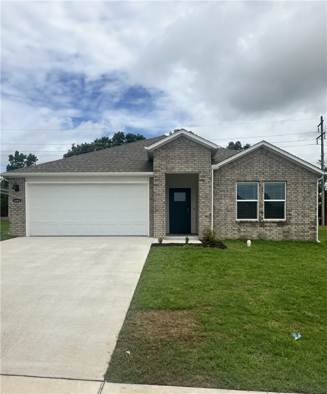 Sold before print! Charming Cali Plan in Nature Walk, located in Springdale. These brand-new homes will be 4-sided Brick! Living room will showcase a beautiful and modern Electric Fireplace with Poplar Mantle and a ceiling fan. These homes have LVP throughout for the single-story homes. The 2 story homes will have LVP downstairs and Carpet on the stairs and upstairs. Kitchen features 36-inch cabinets, lovely appliances and quartz countertops and tile backsplash. Primary bedroom has a fabulous en suite, dual sinks, with a walk-in shower with tiled walls. LED lighting throughout. High efficiency AC with programmable Wi-Fi thermostat. Front, side, and partial back sod for the larger lots. Come find your dream home today! Taxes and Parcel TBD. Garage Door Opener!