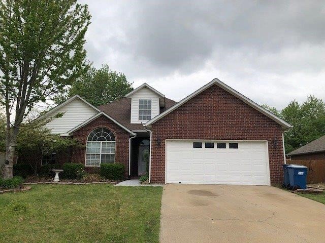 Great move-in ready, spacious 4 bed 3 full-bath home in Brightwood Subdivision. Convenient location close to corporate offices, schools, shopping, restaurants, Bentonville Community Center, Wildwood Park & Tennis Complex, Bentonville Splashpark, and XNA. Huge bedroom upstairs with full bath. Wood flooring in living room, tile in wet areas, & carpet in bedrooms. Fenced backyard. Washer/Dryer & Refrigerator included. Pet negotiable with $500 non-refundable pet deposit. Min. 1 year lease.