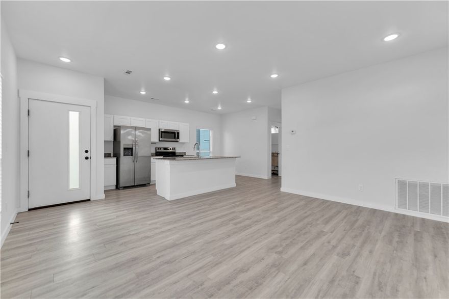 Enjoy living in a wonderful new subdivision in Bentonville School District, less than 5 miles to Walmart Home Office. Walking trails, dog friendly park and great location to all of Bentonville. Washer, Dryer and Fridge included, available NOW!