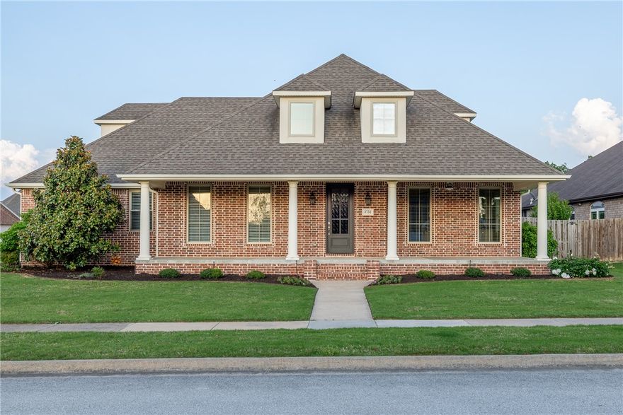 Beautiful custom built home situated in Stonebridge Meadows S/D on an oversized corner lot.  2,973 heated and cooled sq ft offers 3 bedrooms, 3 full bathrooms, open eat in kitchen to living, study, bonus and separate laundry.  The amenities in this home are incredible!  They include REAL sand and stain hardwood floors (even upstairs), 5 burner gas range, pantry, HEATED floors and Carrera marble in the primary bathroom, full tile surround showers, NEW carpeting on the stairs, built in grilling station on the back patio, side load garage with a BUILT in STORM SHELTER and a workbench, fully fenced in backyard.  This home is ready for it’s new owner!!!!