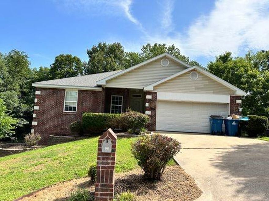 Completely Remodeled 4 bed 2 bath single family home in great Bentonville SD close to park and trails. Large living room opens to eat in kitchen. Covered deck with fenced backyard. Large primary bedroom with spacious en-suite and walk in closet. Split floor plan offers 3 additional bedrooms and bathroom. New paint, new floors, new SS appliances. Two car attached garage. Lawn maintenance included. Available June 10! Apply at PrimeNWA.com