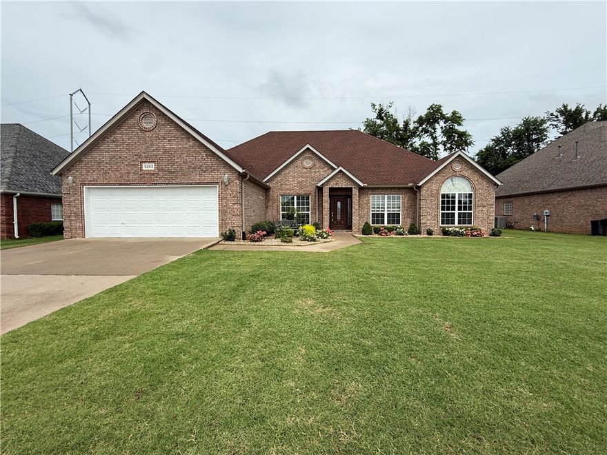 Spacious 4 bedroom 2.5 bath home in SW Rogers. Home features new paint, large master suite, fireplace,covered rear patio and fenced backyard. Home also backs up to the Razorback Greenway with yard access to it! Enjoy being around the corner from The Pinnacle Hills Promenade, shopping, entertaining and schools! Ready to move in now, ready to move in now! No pets allowed, owner pays for landscaping/mowing, tenant agrees to have irrigation/sprinkler system active during mowing season.