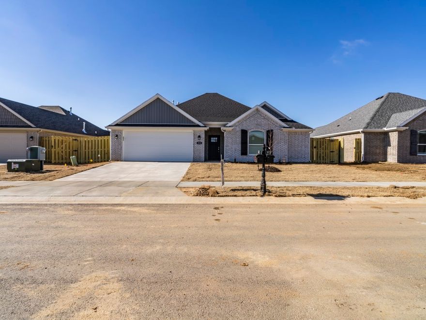 A spacious 3 bedroom, 2 bath, 2 car garage home in Southwind SUB. Open living and kitchen. All stainless steel appliances to convey, vinyl flooring in main areas, granite counters & gas log fireplace to enjoy. Large primary bathroom with jacuzzi and stand alone shower. Covered patio and large fenced yard for privacy.  Pets considered with increased rent & deposit. Ready 1st week of June. Occupied.