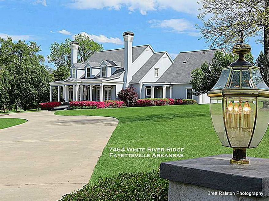 One of a kind estate nestled on 5 beautiful acres. Outstanding views to the north & south. Professionally landscaped yard includes a waterfall that cascades into a 20x16 Koi pond. Gun safe conveys. Whole house cold water filter. SF does not include 600 sf,3 car garage apartment and heated/cooled detached 2 car garage. Priced well for neighborhood. House is move in ready with a home warranty.