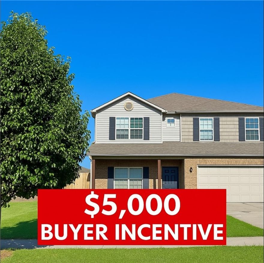 Exceptional value! Now offered at $369,000 with $5,000 toward buyer’s closing costs, lender fees, and prepaids! This 4-bedroom, 2.5-bath home in sought-after Providence Village delivers over 2,600 sq ft of spacious living with two inviting living areas, an open-concept kitchen with pantry, and a generous primary suite for ultimate comfort. Enjoy a newly fenced backyard perfect for gatherings, pets, or playtime. Built in 2018, this home offers the benefits of newer construction with move-in-ready appeal. Conveniently located minutes from XNA Airport, Walmart Distribution Center, and Bentonville schools. Don’t miss this opportunity—schedule your showing today and take advantage of the new price and buyer incentive!