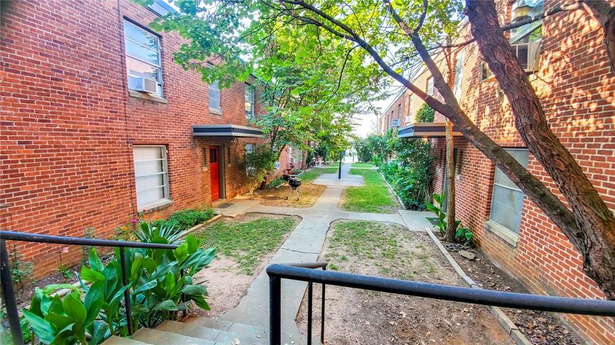 Charming 1 bed, 1 bath apartment in the heart of Fayetteville—located right on Dickson Street and just a short walk to the University of Arkansas and the Downtown Square! LVP flooring throughout, this unique unit offers a beautifully landscaped shared courtyard, private parking, and tons of character throughout. Enjoy immediate access to Fayetteville’s best—Dickson Street nightlife, the Razorback Greenway, local restaurants, bars, and more. Refrigerator, water, and trash service are included. Don’t miss this rare opportunity to live steps from campus and all that Dickson Street has to offer! Photos are of similar unit.