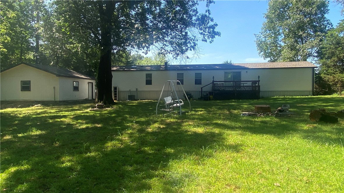 Enjoy this Singlewide 16x76 Skyline brand Mobile Home with Detached 24X24 2 Car Garage situated on 2 peaceful acres. The HVAC and Roof replaced within last 2 years. Owners in process of vacating. Priced low and Being SOLD AS IS.