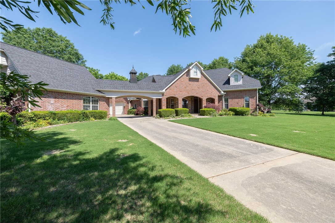 Stunning one-level home nestled within the gates of Bordeaux Village, boasting 2.1 acres of beautifully landscaped grounds. The well-appointed floor plan encompasses 3 spacious bedrooms, 2.5 bathrooms, and a separate guest apartment providing ample space for relaxation and entertainment. The gourmet kitchen is equipped with premium appliances including a 5 burner gas cooktop, double ovens, dishwasher, refrigerator, and tile floors perfect for any culinary enthusiast. The kitchen also features expansive islands, a breakfast area, and a family room creating a seamless flow perfect for entertaining. Formal dining and living rooms provide additional space for entertaining. Multiple porches, including a flagstone front porch accent the front side and back of the house. The property also features a well-fed sprinkler system. The home is a true gem!