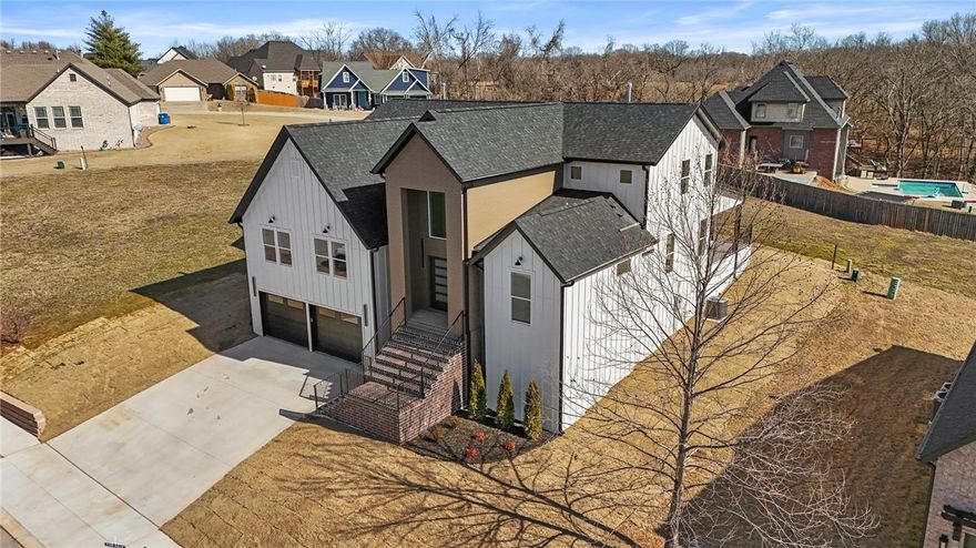 Experience modern elegance in this stunning 3-bedroom, 3.5-bath residence featuring a spacious bonus room and a hidden pantry designed for both beauty and functionality. Soaring windows invite an abundance of natural light, creating a warm and inviting atmosphere throughout. Every detail has been thoughtfully curated to blend contemporary design with timeless comfort. Nestled in a desirable neighborhood, this home offers the perfect balance of luxury, style, and convenience.