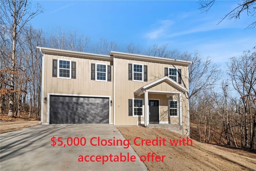 Now offering $5,000 closing credit with an acceptable offer!

Brand new construction home featuring a smart and flexible layout with 2 upstairs bedrooms, 2.5 baths, a dedicated office, and an additional upstairs desk or study nook. Ideal for remote work, guests, or everyday living.
The open kitchen offers ceiling-height cabinetry, quartz countertops, modern lighting, and clean lines that flow into the main living area. Neutral finishes and durable flooring throughout create a bright, move-in-ready feel.
Both full bathrooms include tiled surrounds and contemporary fixtures, with a convenient half bath on the main level. The insulated 2-car garage provides year-round comfort and additional storage.
Located near Tunnel Vision Trail, Lake Loch Lomond, and Scotsdale Golf Course, with easy access to outdoor recreation. An optional fireplace upgrade is available for buyers looking to add warmth and character to the living space.
