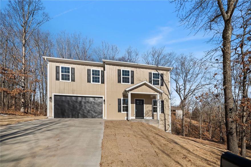 Brand new construction home featuring a smart and flexible layout with 2 upstairs bedrooms, 2.5 baths, a dedicated office, and an additional upstairs desk or study nook. Ideal for remote work, guests, or everyday living.
The open kitchen offers ceiling-height cabinetry, quartz countertops, modern lighting, and clean lines that flow into the main living area. Neutral finishes and durable flooring throughout create a bright, move-in-ready feel.
Both full bathrooms include tiled surrounds and contemporary fixtures, with a convenient half bath on the main level. The insulated 2-car garage provides year-round comfort and additional storage.
Located near Tunnel Vision Trail, Lake Loch Lomond, and Scotsdale Golf Course, with easy access to outdoor recreation. An optional fireplace upgrade is available for buyers looking to add warmth and character to the living space.